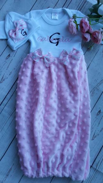 Amazon.com: Taffy Baby Girl Newborn Lace Long Sleeve Princess Dress Gown 6  Piece Deluxe Set 3-6 Months Pink: Clothing, Shoes & Jewelry